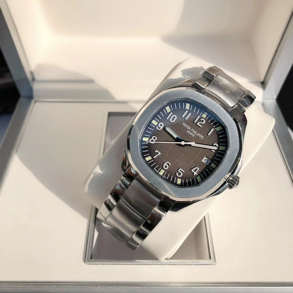 AQUANAUT STAINLESS STEEL BROWN DIAL