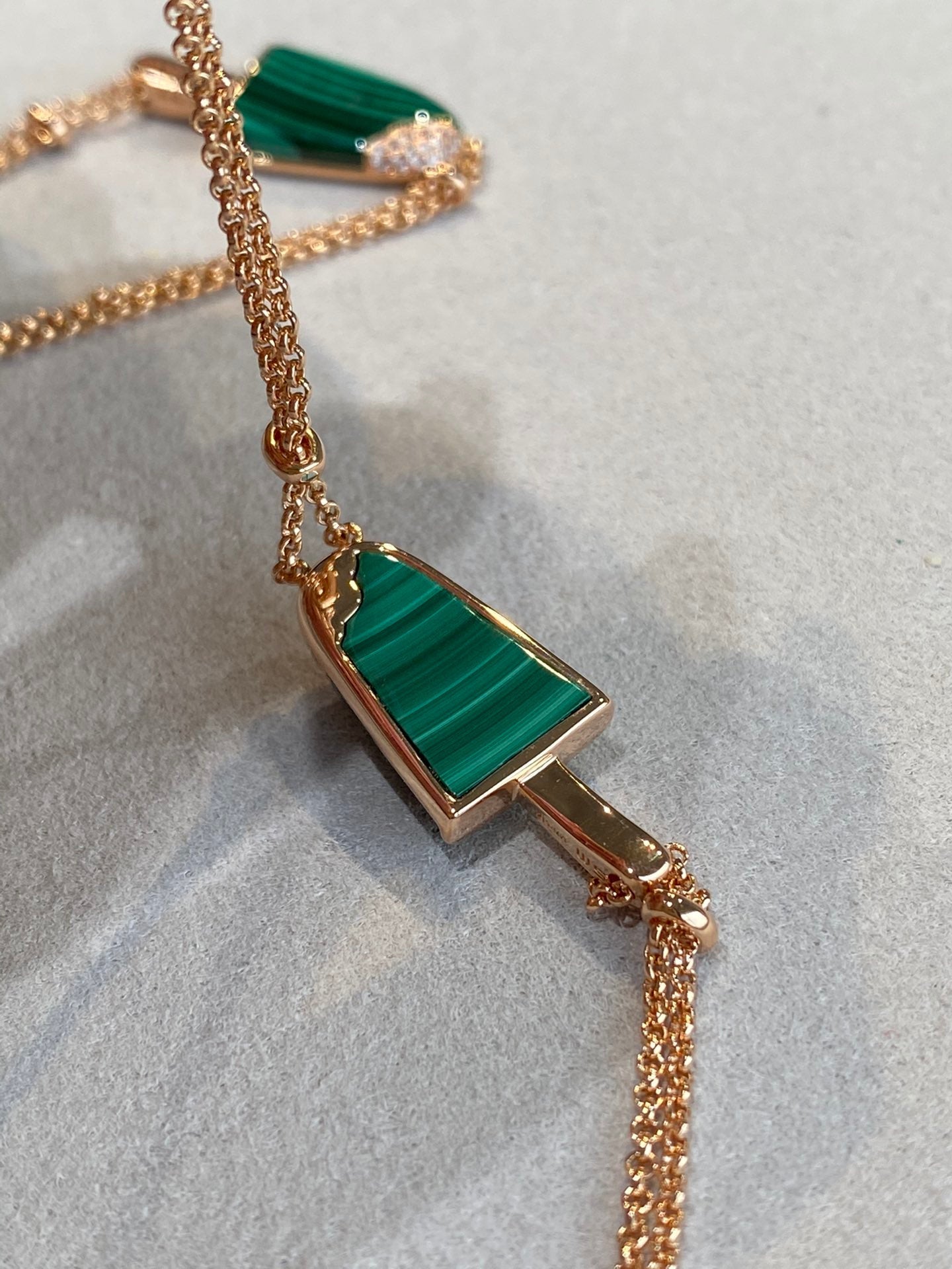 BVL ICE CREAM BAR MALACHITE BRACELET