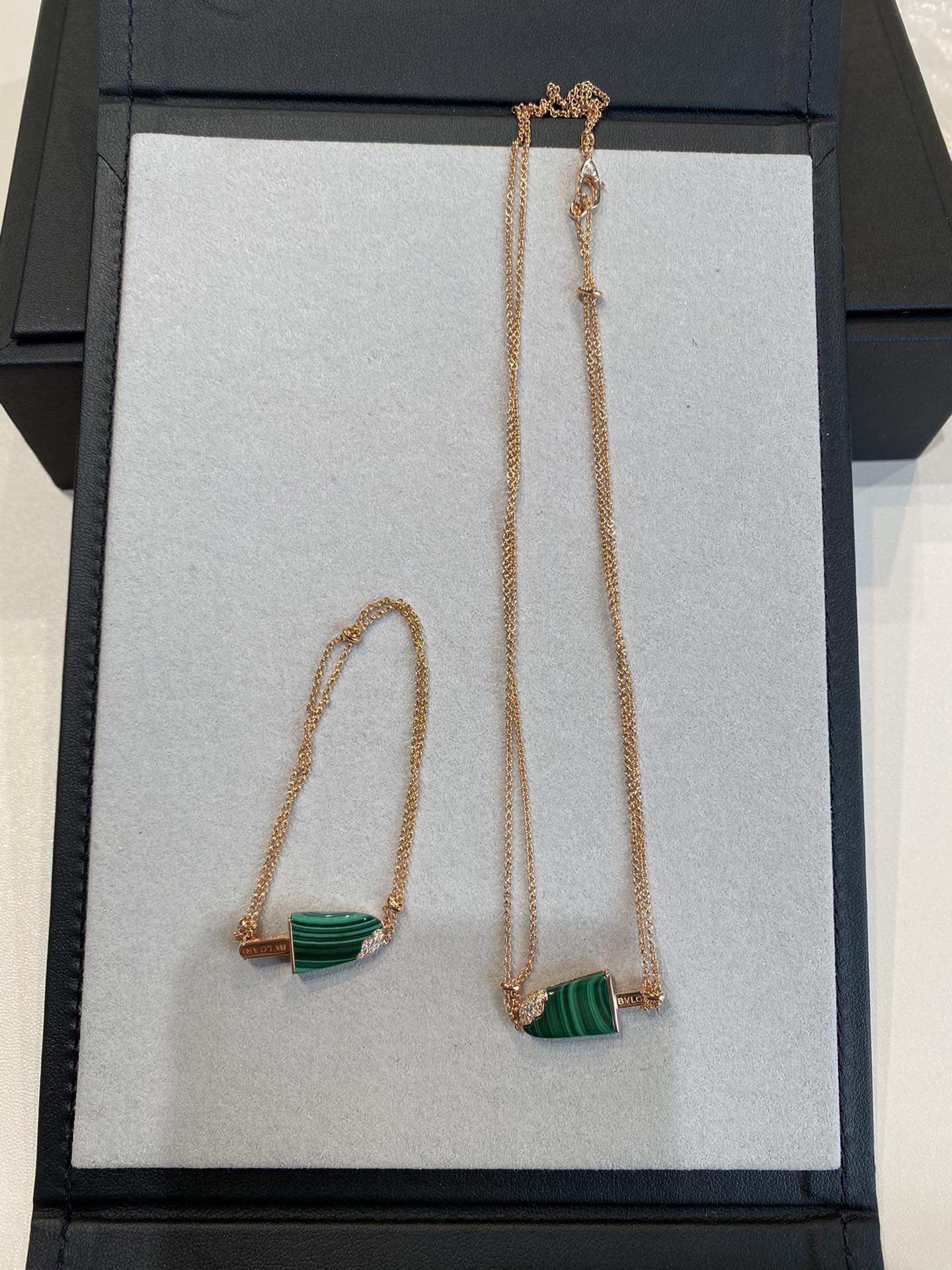 BVL ICE CREAM BAR MALACHITE BRACELET