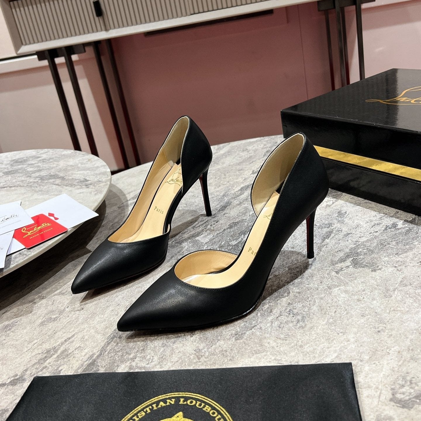 Cl Kate Pump Black Beige Calfskin