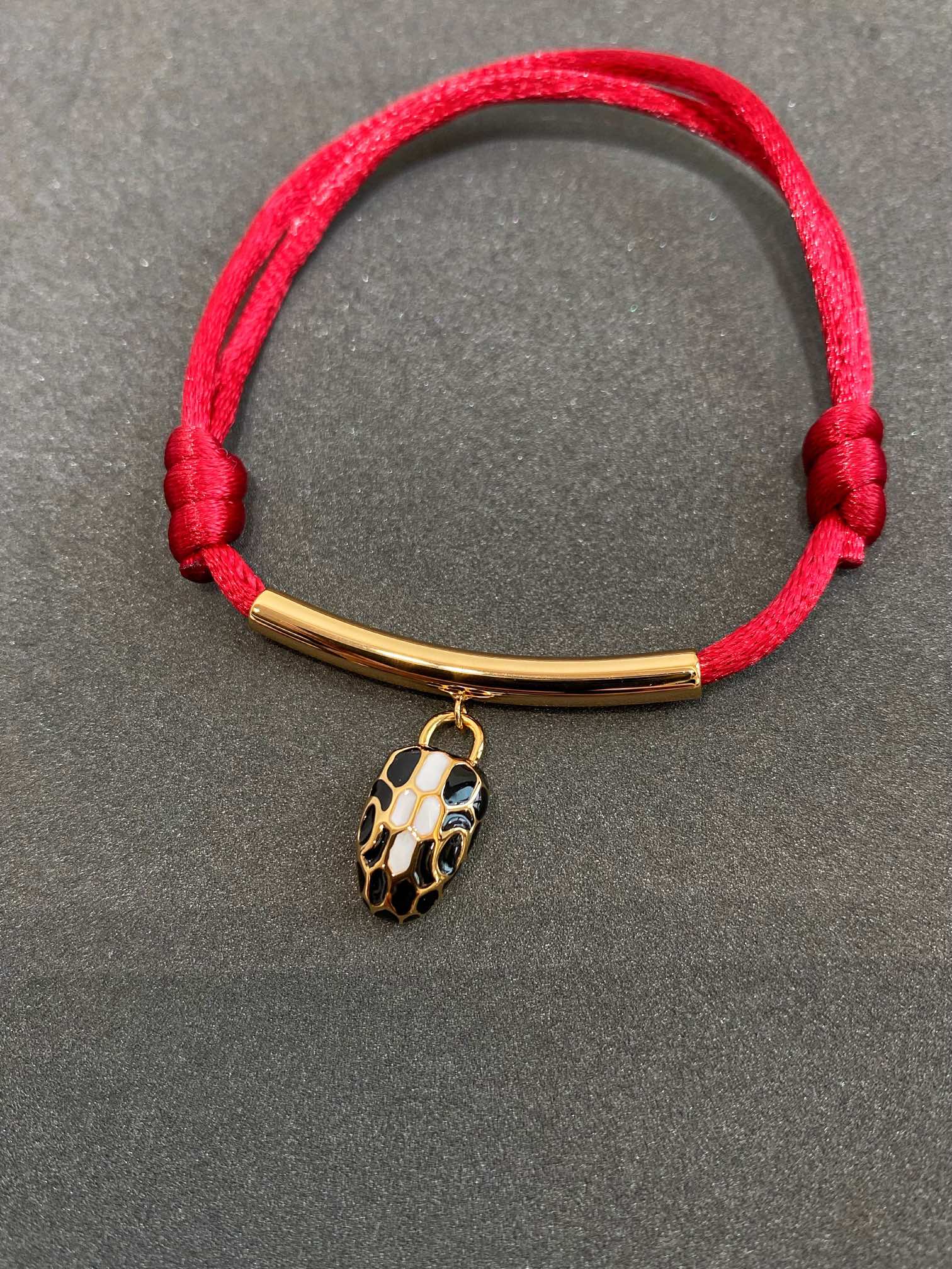 BVL RED SNAKE ROPE BRACELET