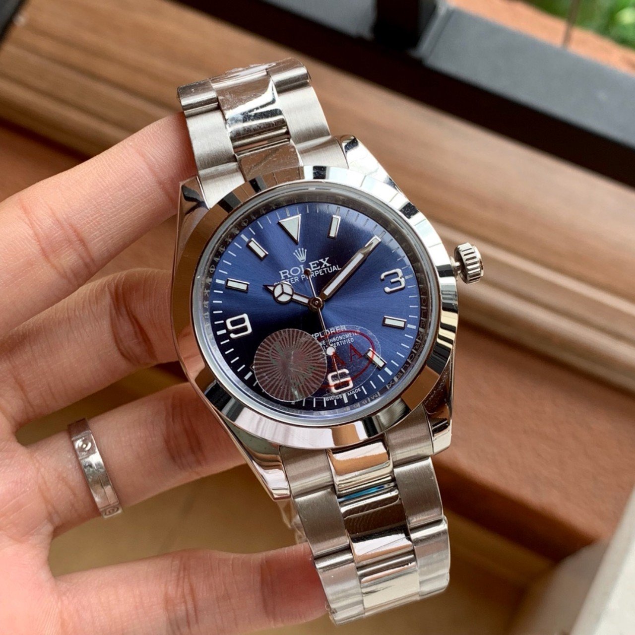 EXPLORER STAINLESS STEEL OYSTER BRACELET